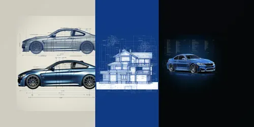 Blueprint Themes generated by midjourney