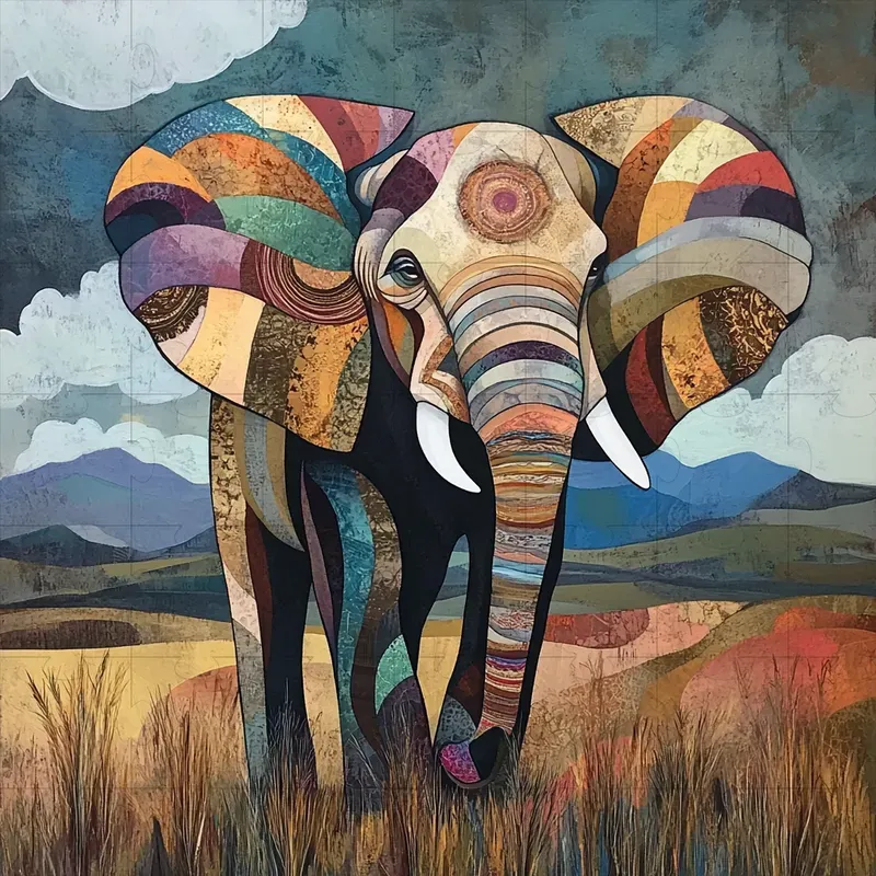 Abstract Animal Art