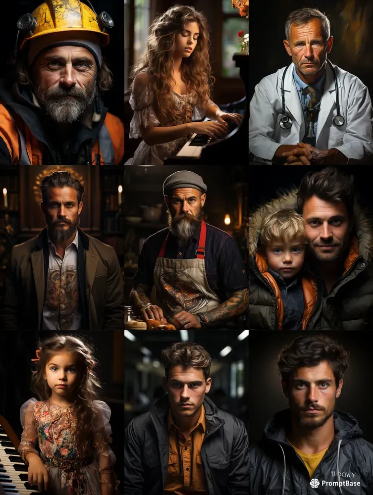 Insanely Detailed Realistic Portraits