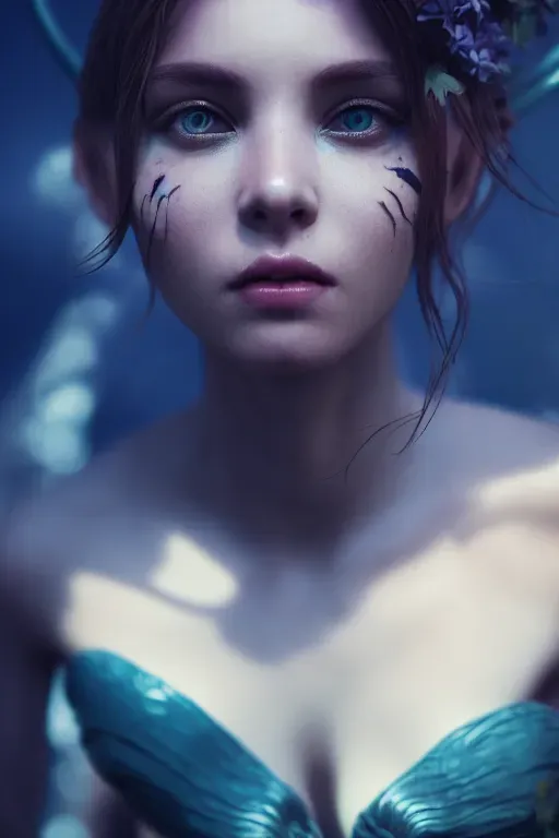 Beautiful Photorealistic Female Mermaids