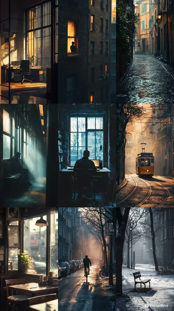 Hopper-style Urban Photos