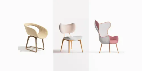 Modern Chairs generated by dalle