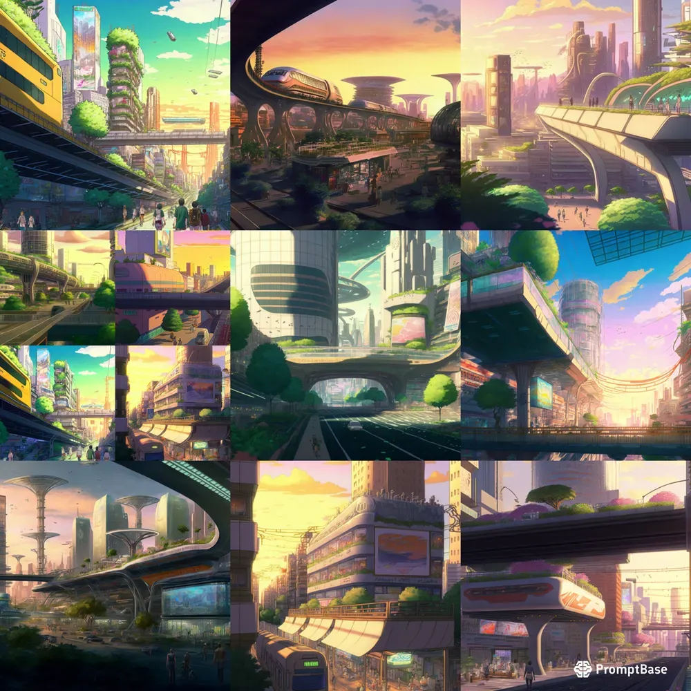Anime Cities Of The Future