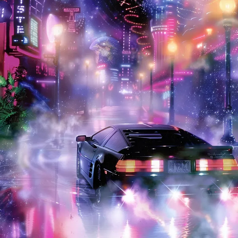 80s Retro Neon Vibes