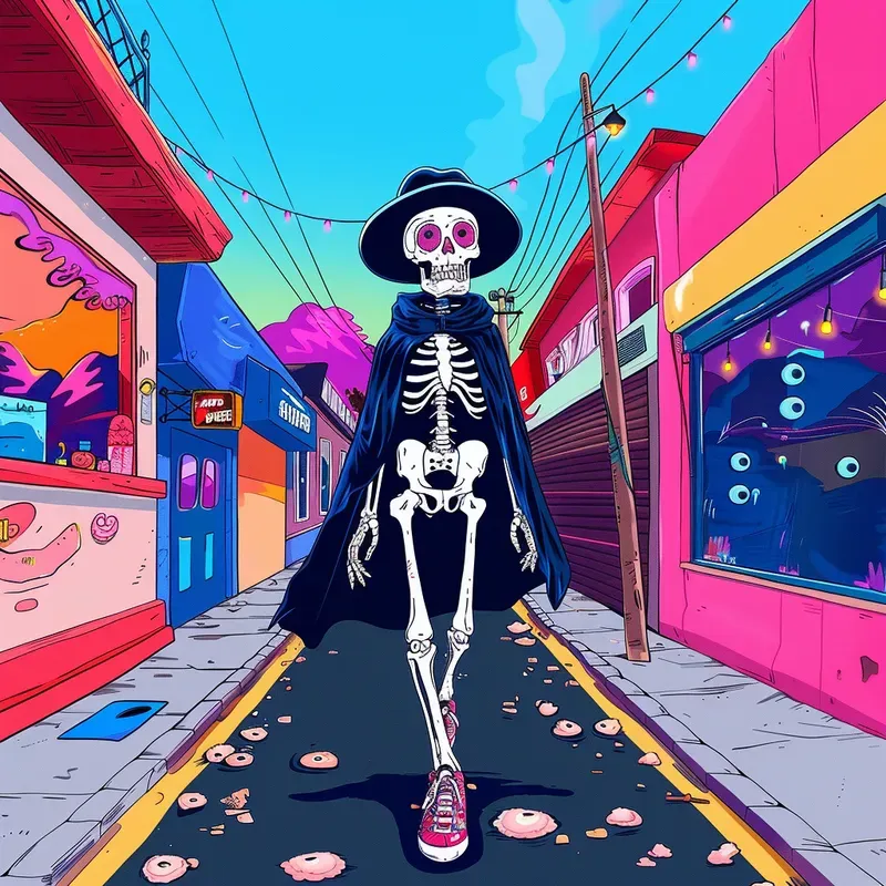 Creepy Psychedelic Horror Art
