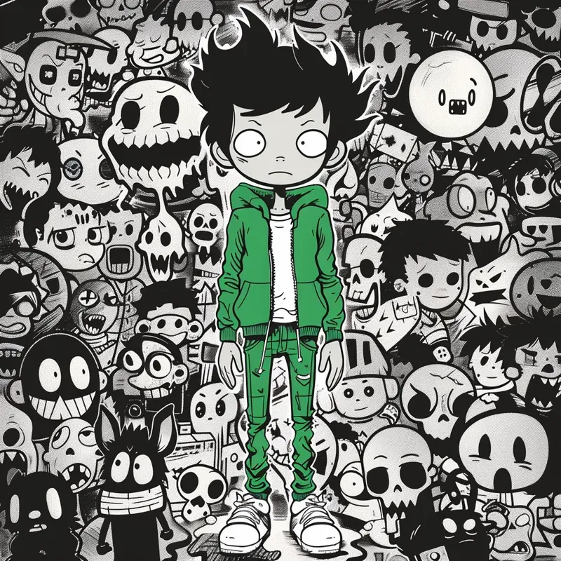 Dark Cartoon Doodles