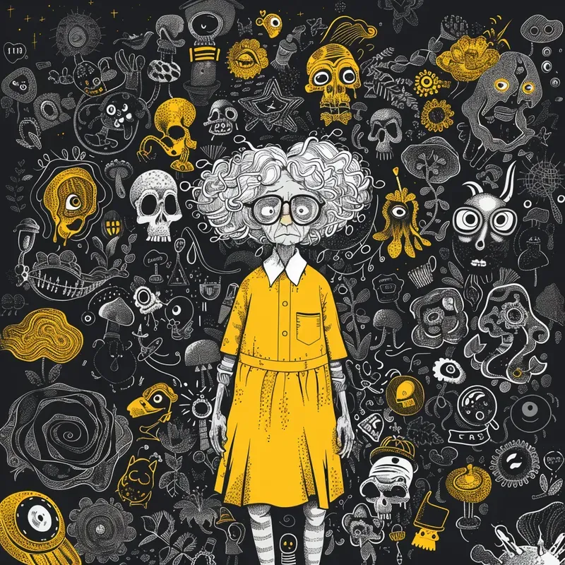 Dark Cartoon Doodles