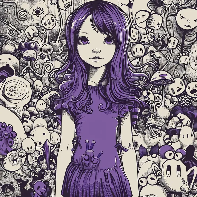Dark Cartoon Doodles