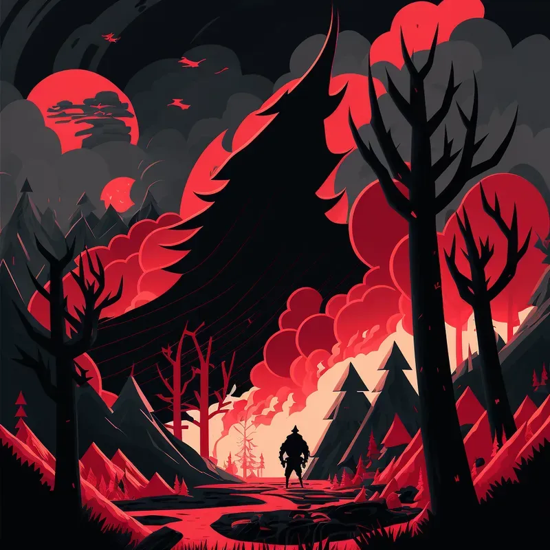Cartoon Characters Or Landscapes