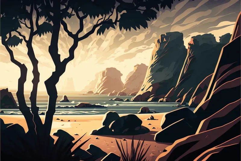 Cartoon Characters Or Landscapes