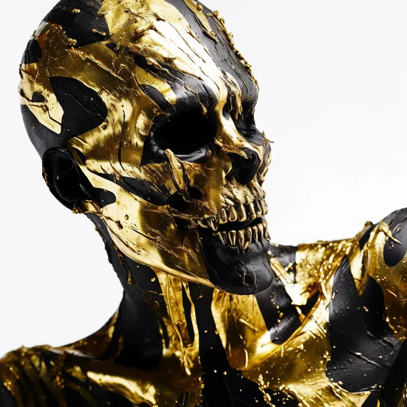 Gold 3D Characters Perfect For NFTs