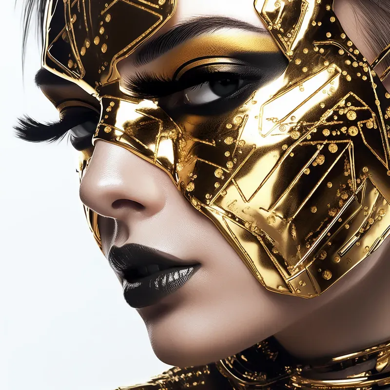 Gold 3D Characters Perfect For NFTs