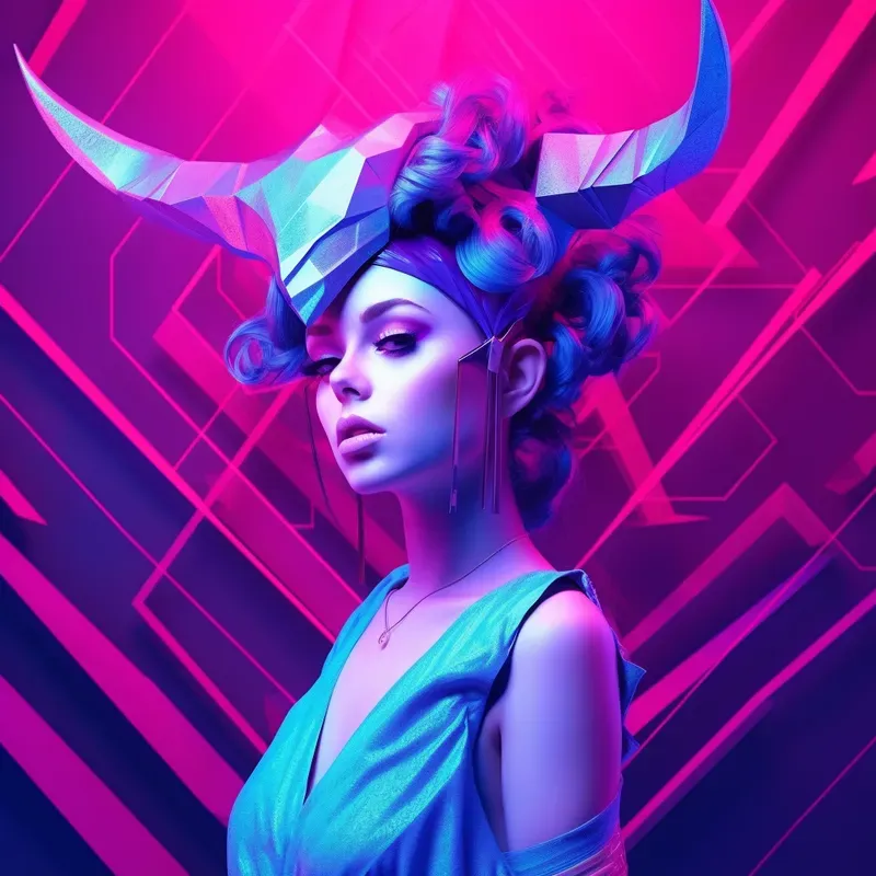 Synthwave 3D Characters Perfect For NFTs