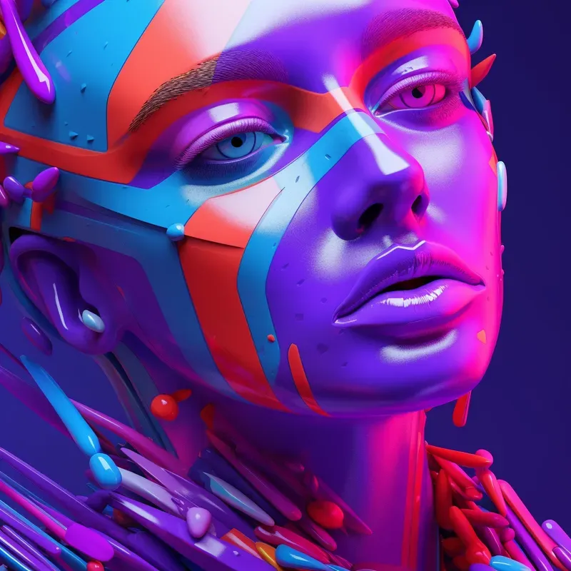 Synthwave 3D Characters Perfect For NFTs