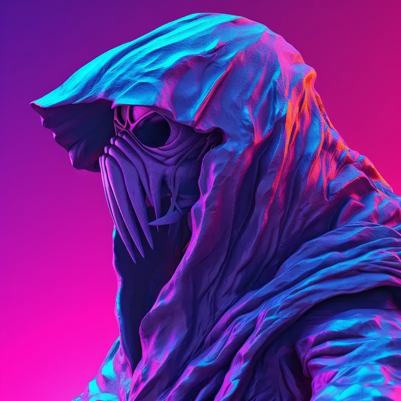 Synthwave 3D Characters Perfect For NFTs