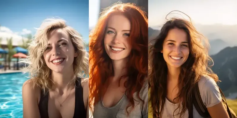 Hyper Realistic Women Photoshots generated by undefined