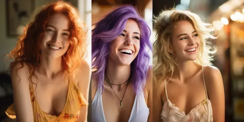 Young Women Portraits generated by undefined
