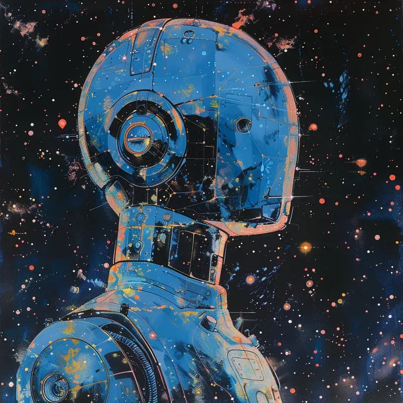 Cosmic Synthwave Album Covers
