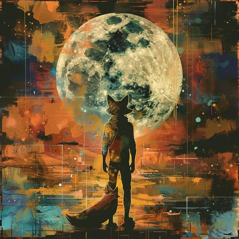 Cosmic Synthwave Album Covers