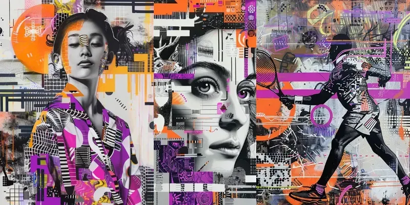 Street Art Digital Collages generated by undefined