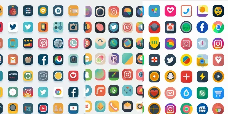 Icons For Mobile Apps generated by undefined