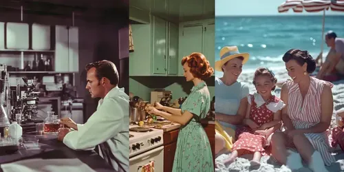 1950s Panavisions generated by midjourney