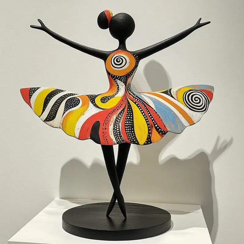 Colorful Wood Sculptures