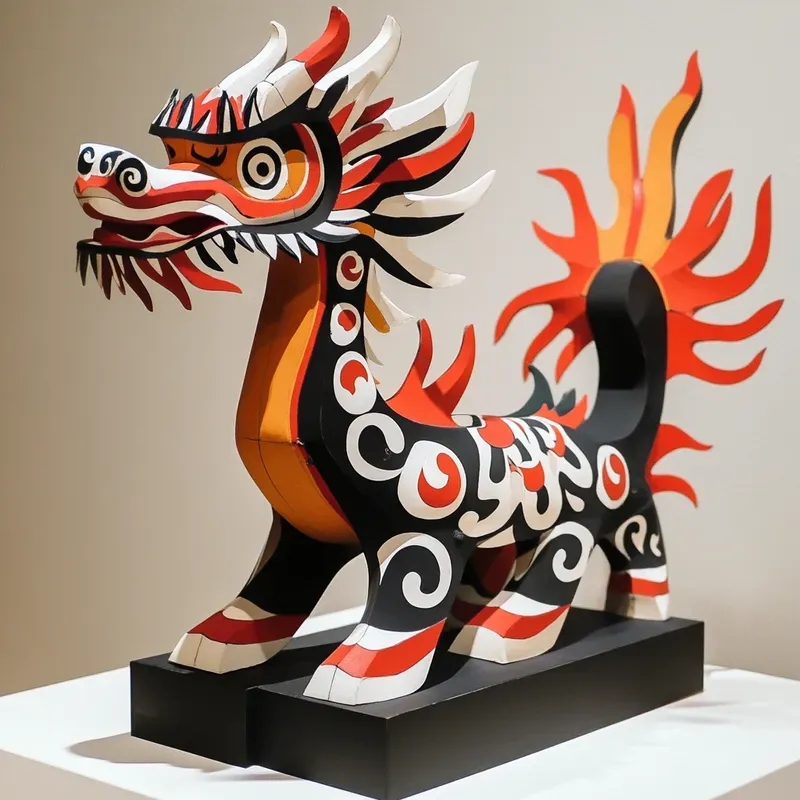 Colorful Wood Sculptures