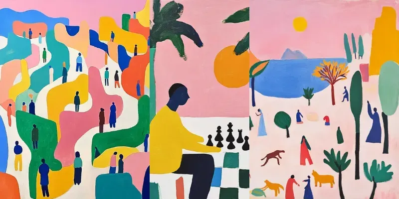 Simple Paintings generated by undefined