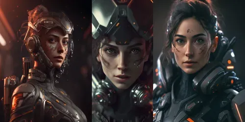 High Quality Images Of Sci-fi Characters generated by midjourney