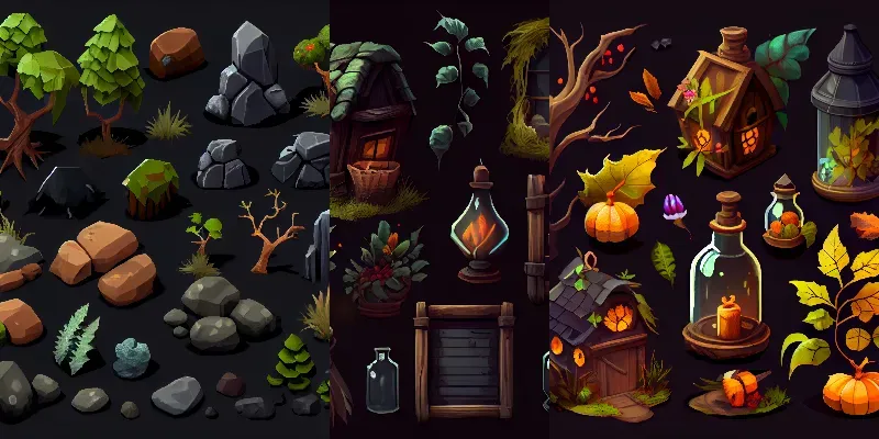 Video Game Asset Ideas generated by undefined