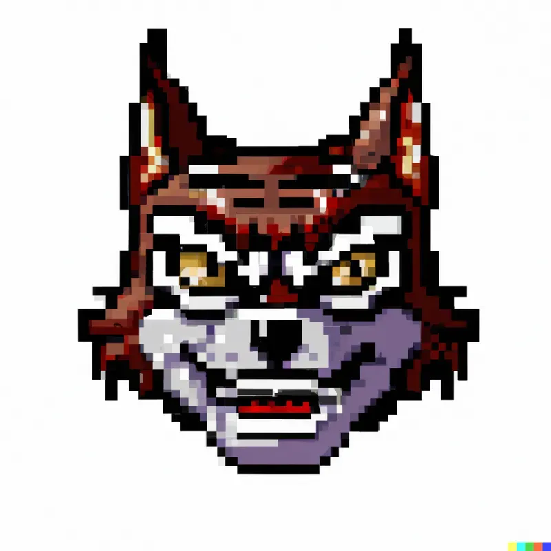 Pixelated Doom Character