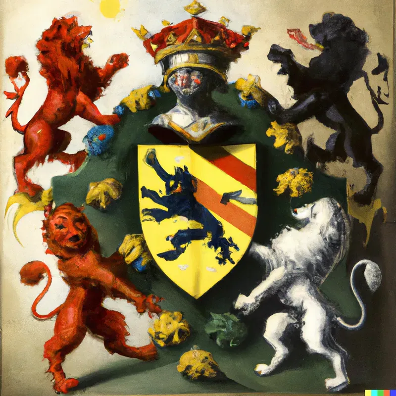 Classic Family Crest Or Coat Of Arms