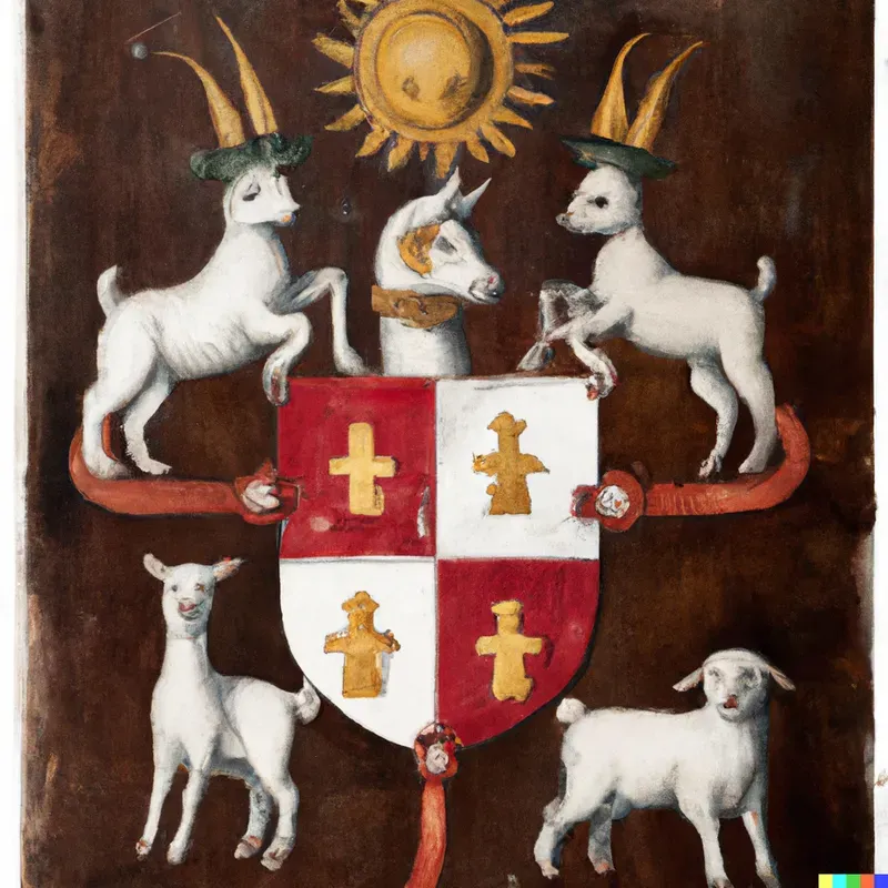 Classic Family Crest Or Coat Of Arms