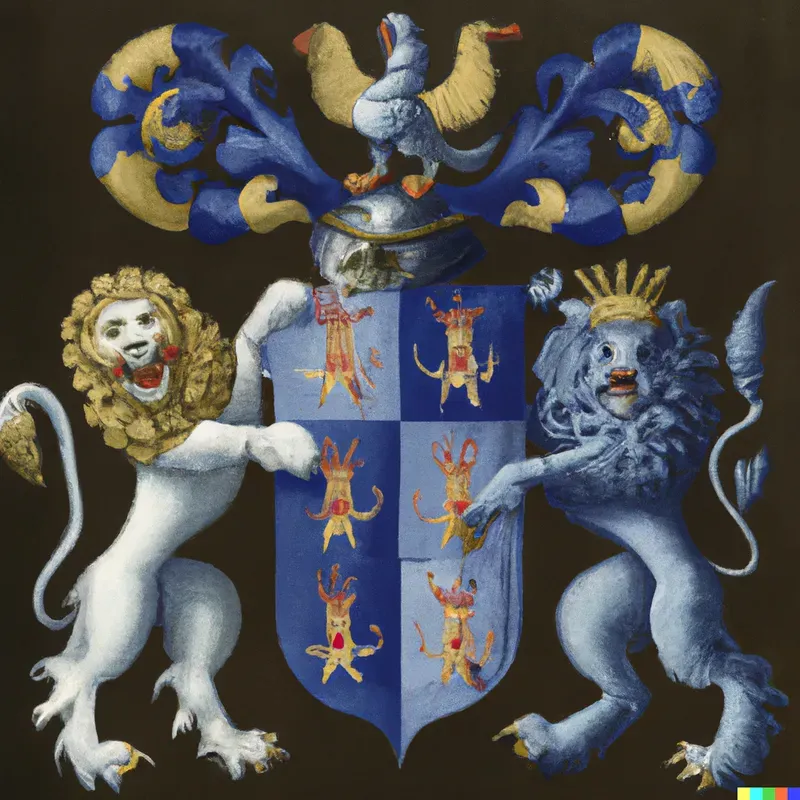 Classic Family Crest Or Coat Of Arms
