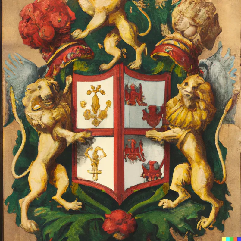 Classic Family Crest Or Coat Of Arms