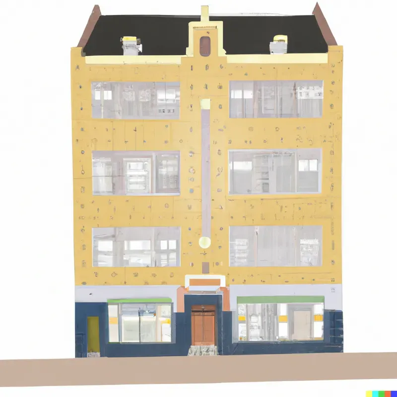 Cute Ukiyo-E City Buildings