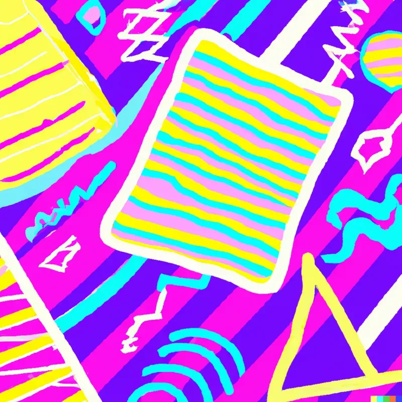 80s And 90s Geometric Backgrounds