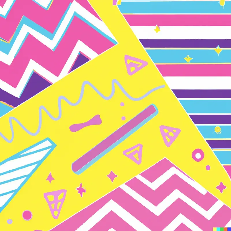 80s And 90s Geometric Backgrounds