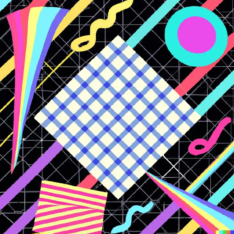 80s And 90s Geometric Backgrounds