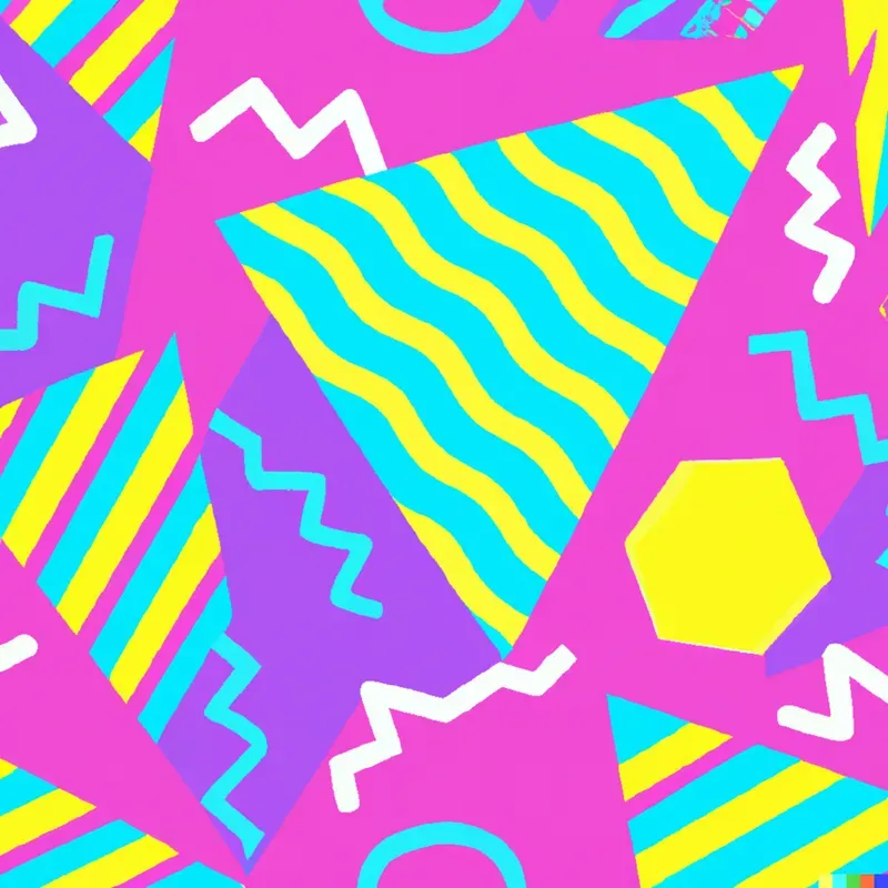 80s And 90s Geometric Backgrounds
