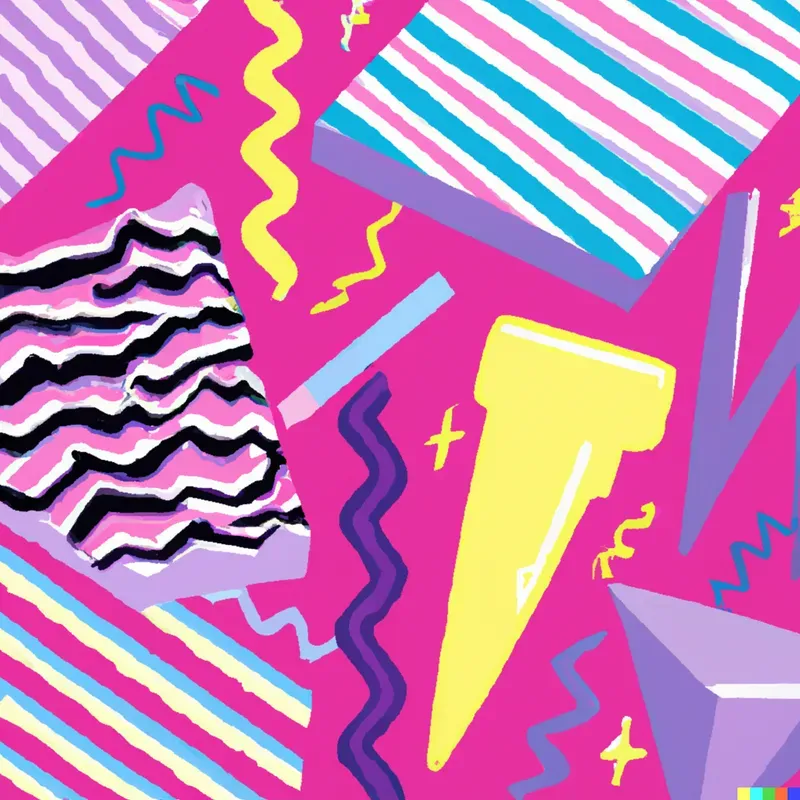 80s And 90s Geometric Backgrounds