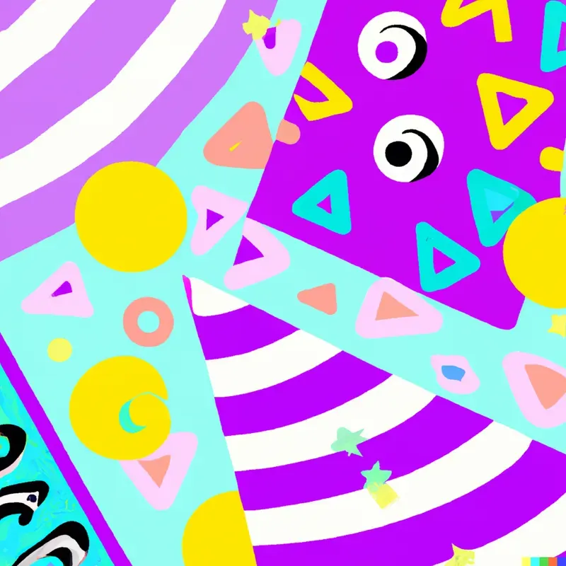 80s And 90s Geometric Backgrounds