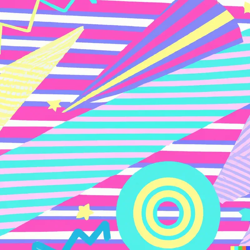 80s And 90s Geometric Backgrounds