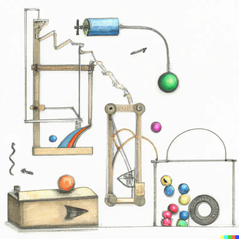 Complicated Machine Sketches
