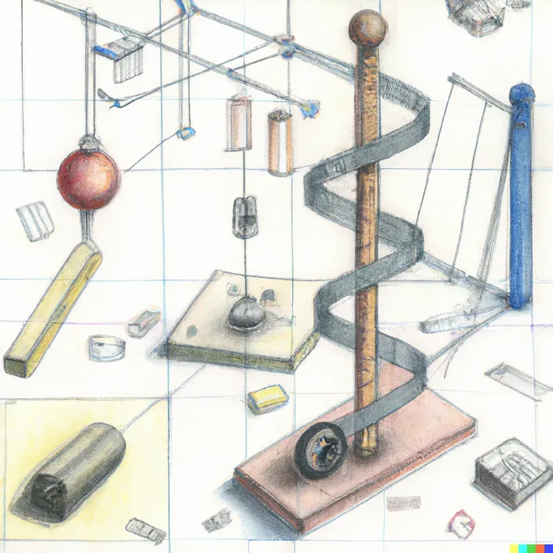 Complicated Machine Sketches