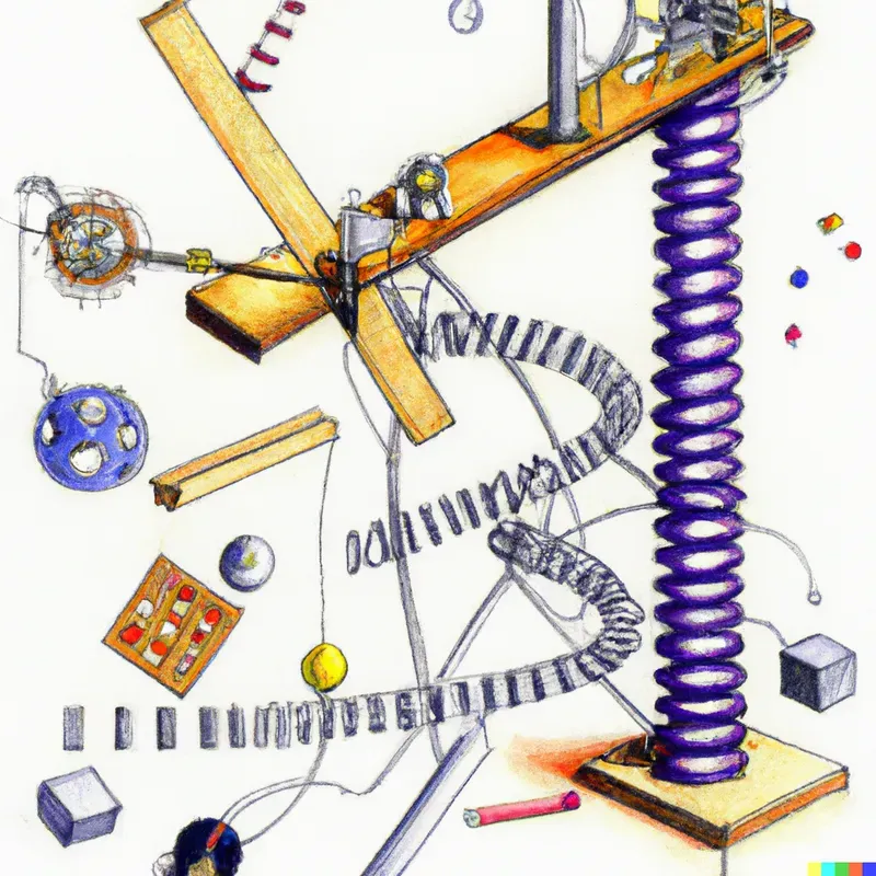Complicated Machine Sketches