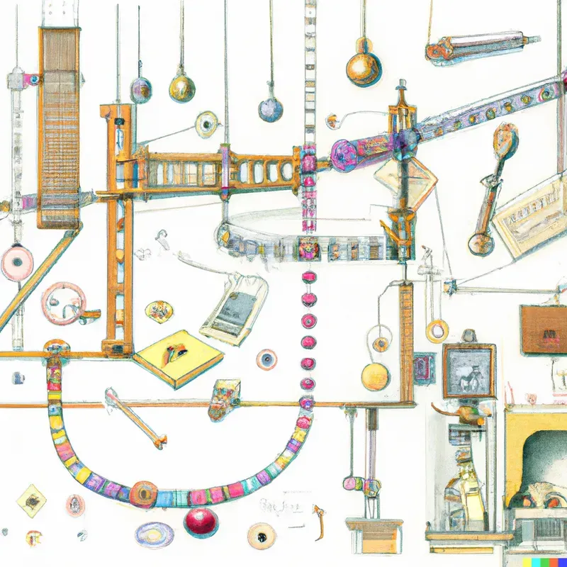 Complicated Machine Sketches