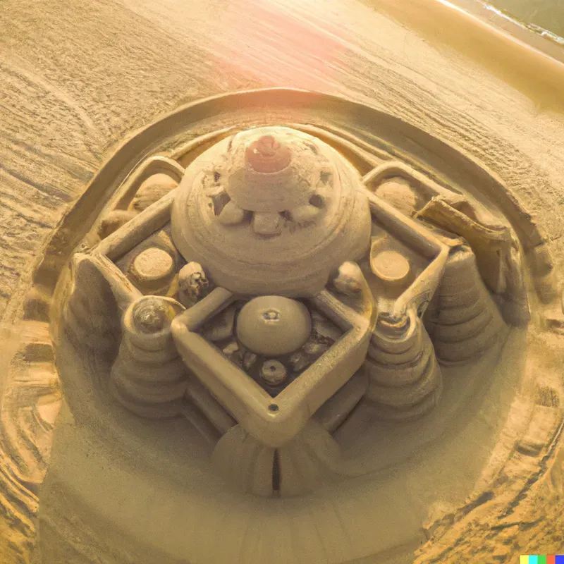 Sand Sculptures, Buildings, Castles
