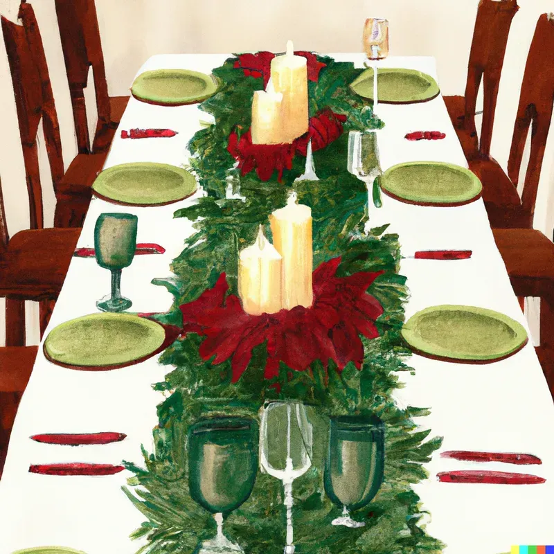 Christmas Winter Themed Watercolor